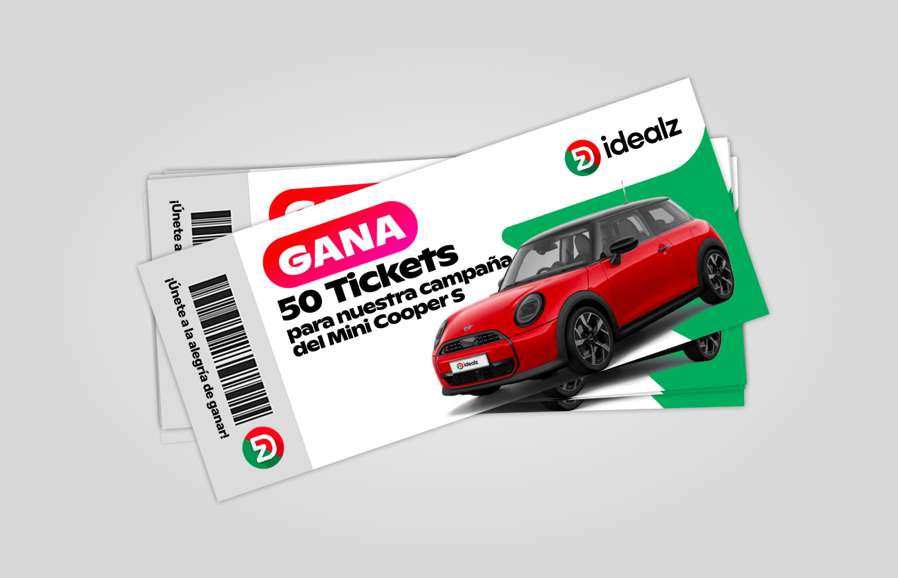 50 TICKETS para nuestra campa&ntilde;a del Mini Cooper S