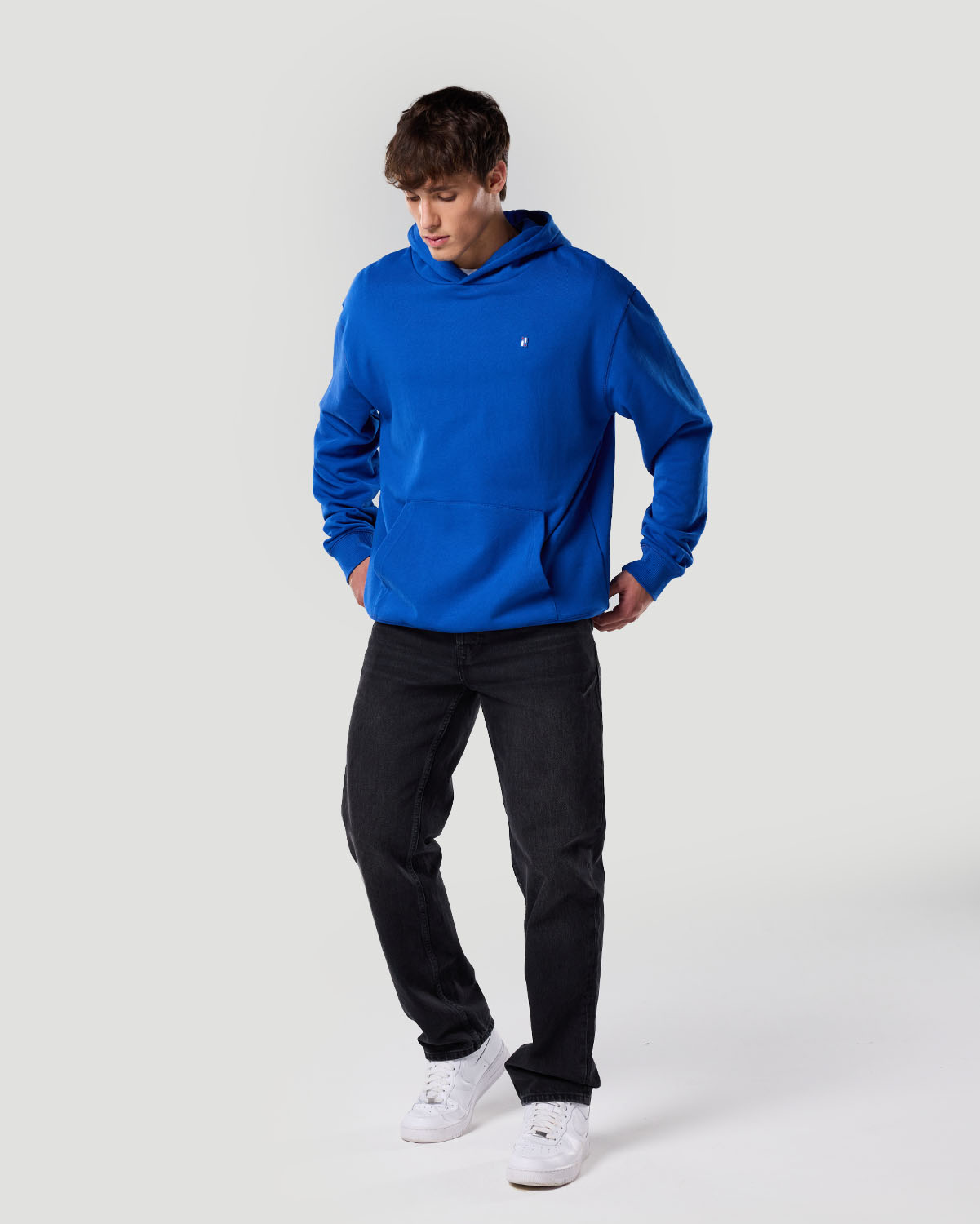Sudadera con Capucha para Hombre-AZUL N&Aacute;UTICO