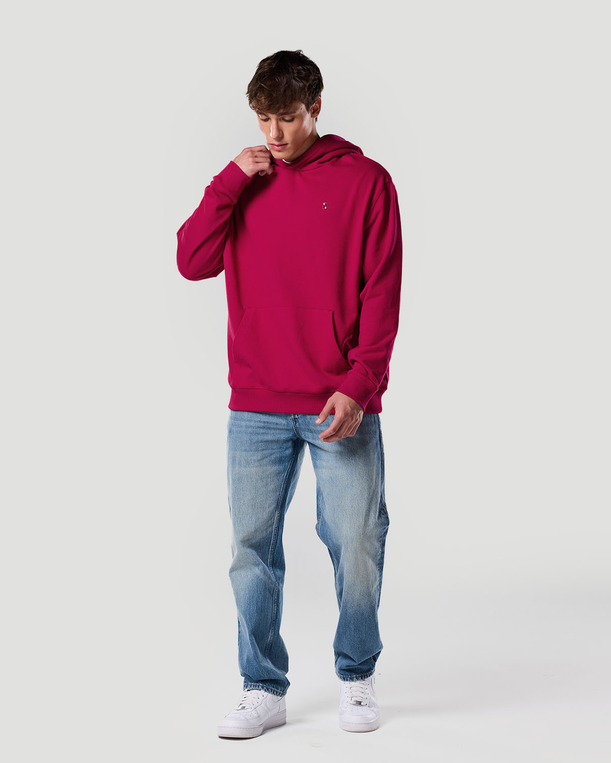 Sudadera con Capucha para Hombre-CEREZA